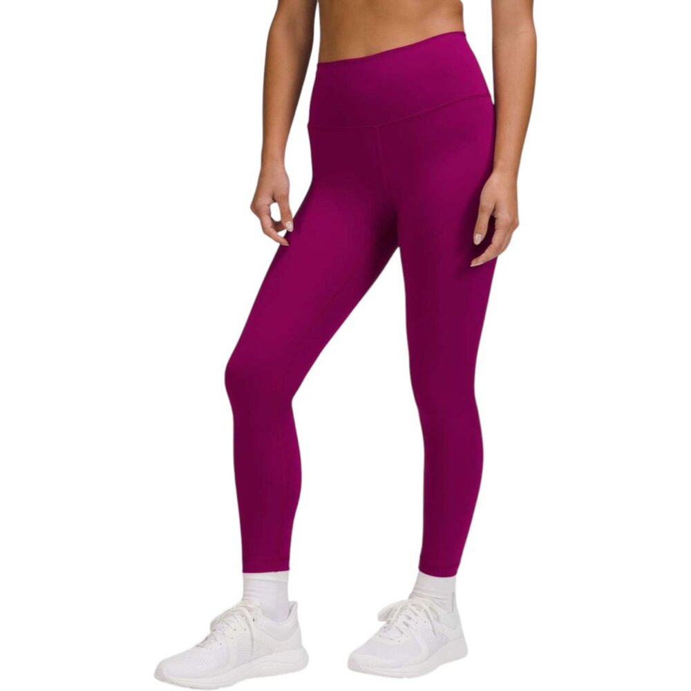 Lululemon Wunder Train High-Rise Tight Leggings 25"Magenta Purple 6 - Picture 5 of 6